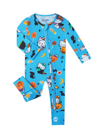 PoshTOT Sanrio Kitty Candy Bamboo Baby Convertible Zippy Romper - The Palm Beach Baby