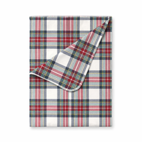 Holiday Plaid Baby Christmas Stroller Blanket – Soft & Cozy - The Palm Beach Baby