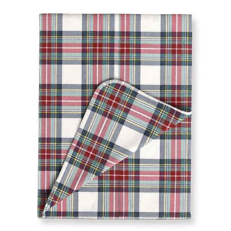 Holiday Plaid Baby Christmas Stroller Blanket – Soft & Cozy - The Palm Beach Baby