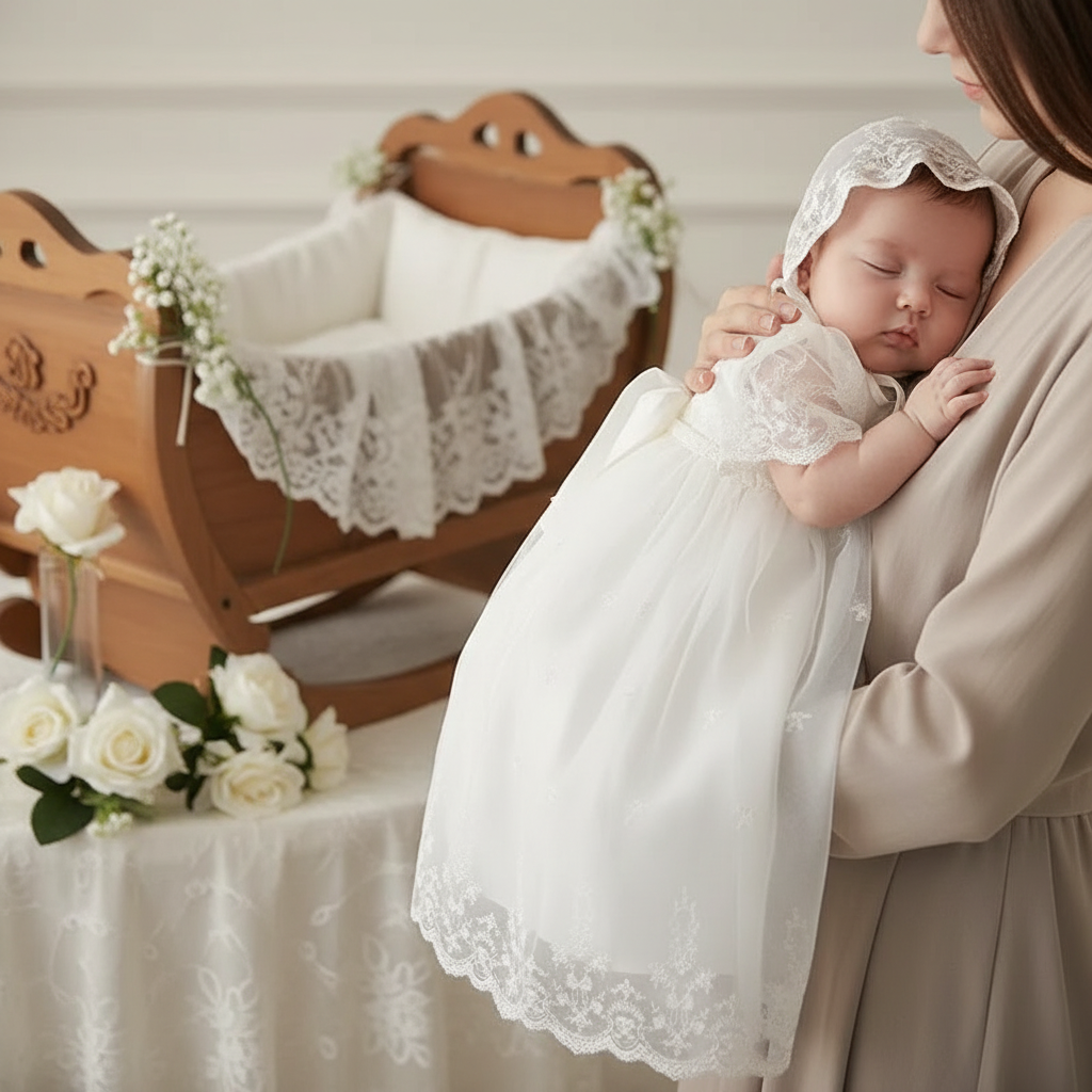 Baby Special Occasion Gowns Eva Dress - Newborns to 24 months  The Palm  Beach Baby