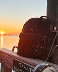 The Daphne Diaper Bag - Onyx - The Palm Beach Baby