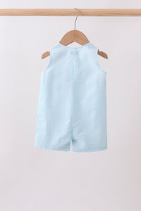 Blue Lemon Embroidered Jon Jon - The Palm Beach Baby