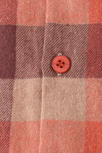 Rust Plaid Button Down Shirt - The Palm Beach Baby
