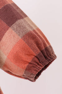 Rust Plaid Ruffle Dress - The Palm Beach Baby