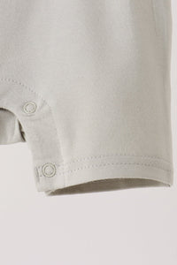 Gray Scarecrow Embroidery Romper - The Palm Beach Baby