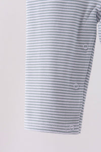 Sage Turkey Embroidered Stripe Jon Jon - The Palm Beach Baby