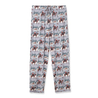 Adult Bamboo Pajama Pants - Cowboy Christmas Western - The Palm Beach Baby