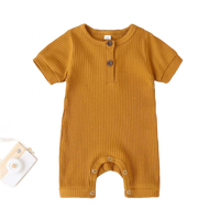 Casual Ribbed Knit Children's Romper - The Palm Beach Baby Estimated 10 - 14 Day Shipping