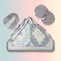 Armenian Alphabet Baby Set – Blanket, Bib and Burp Cloth