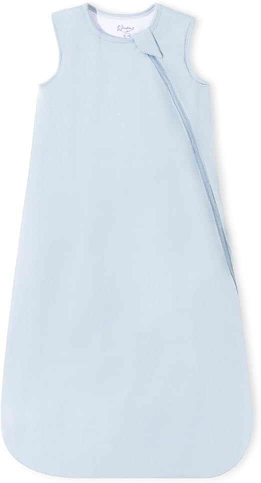 Baby Blue Quilted Bamboo Baby Sleep Sack - The Palm Beach Baby Abby & Evie