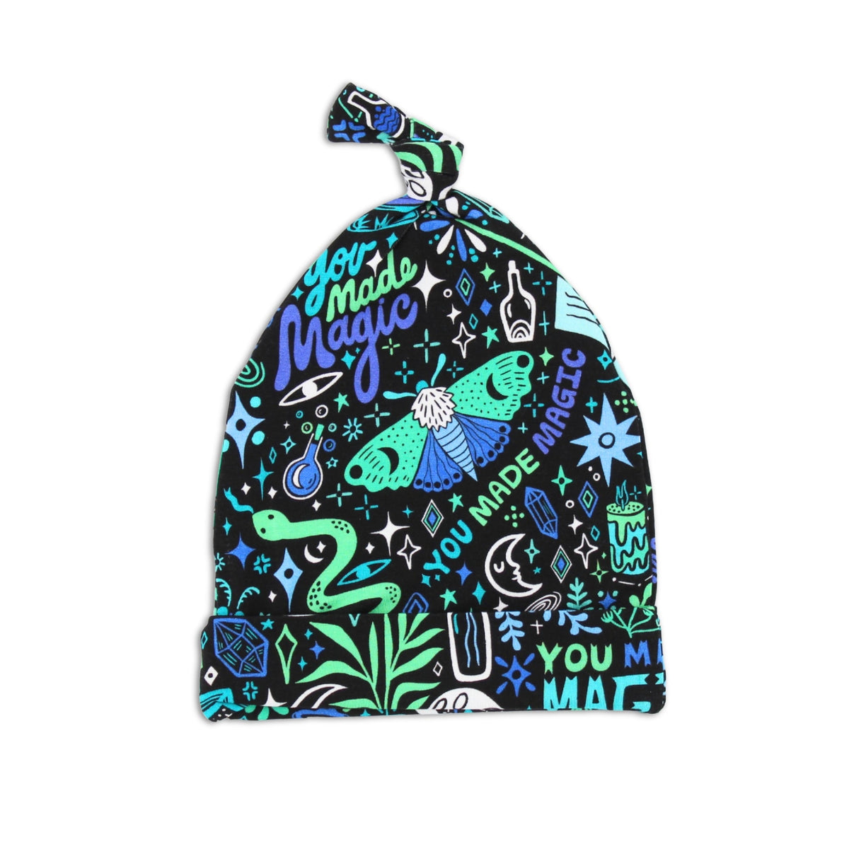 The SoftKnot Cap | Mystic Mama (Blue)