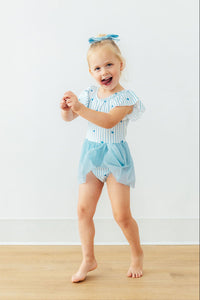 Blueberry Kisses Short Sleeve Twirl Leotard