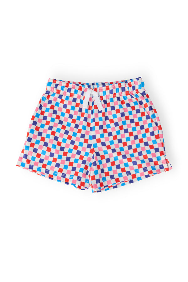 Boys Checkered Shorts Relaxed Fit Soft Fabric For School And Play - The Palm Beach Baby Mila & Rose ®