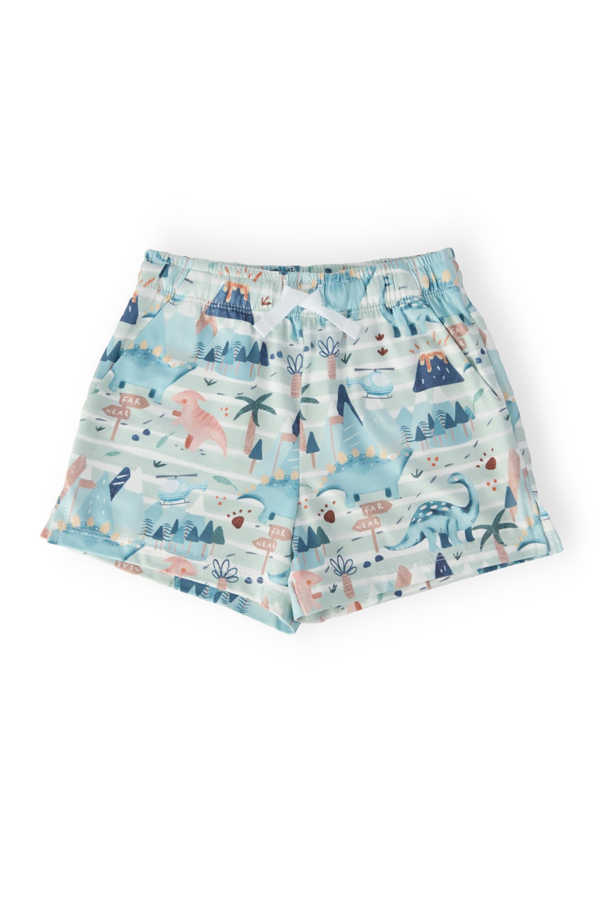 Boys Dino Tracks Play Shorts - The Palm Beach Baby Mila & Rose ®