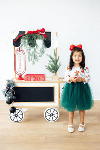 Christmas Cutie Long Sleeve Tutu Dress - The Palm Beach Baby