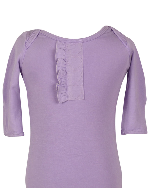 Cinch Sack with Ruffle & Hat - Periwinkle Purple - The Palm Beach Baby