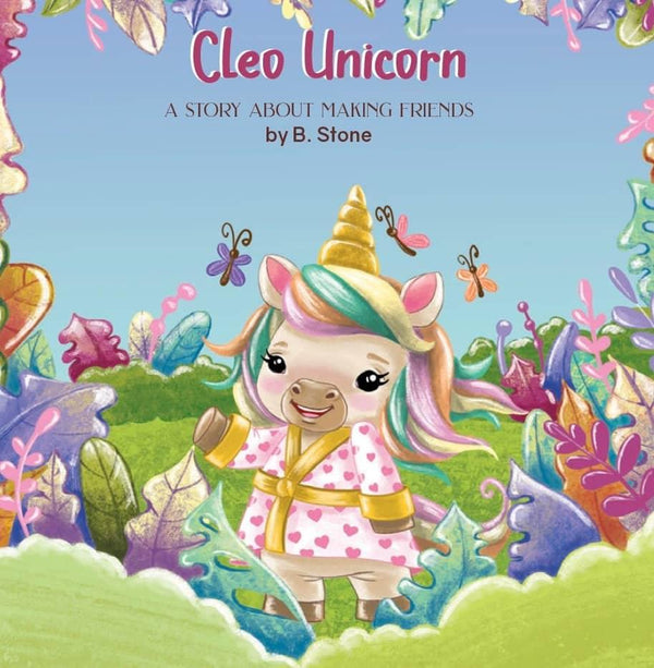 Cleo Unicorn Board Book - The Value of Friendship and Humility - The Palm Beach Baby