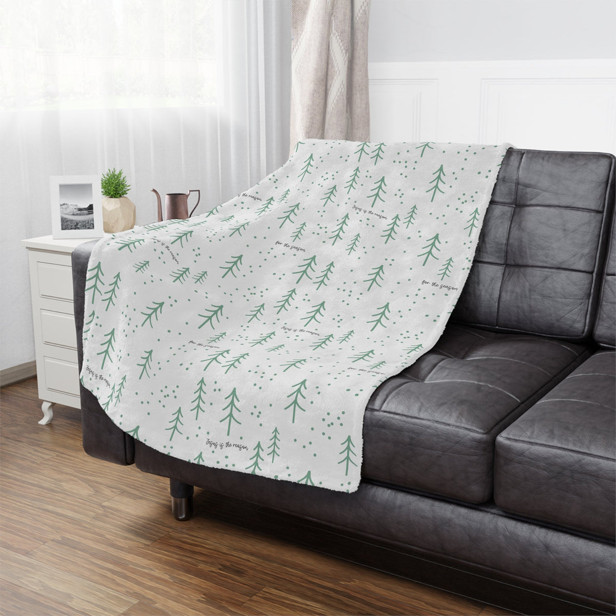 Jesus is the Reason for the Season Minky Blanket
