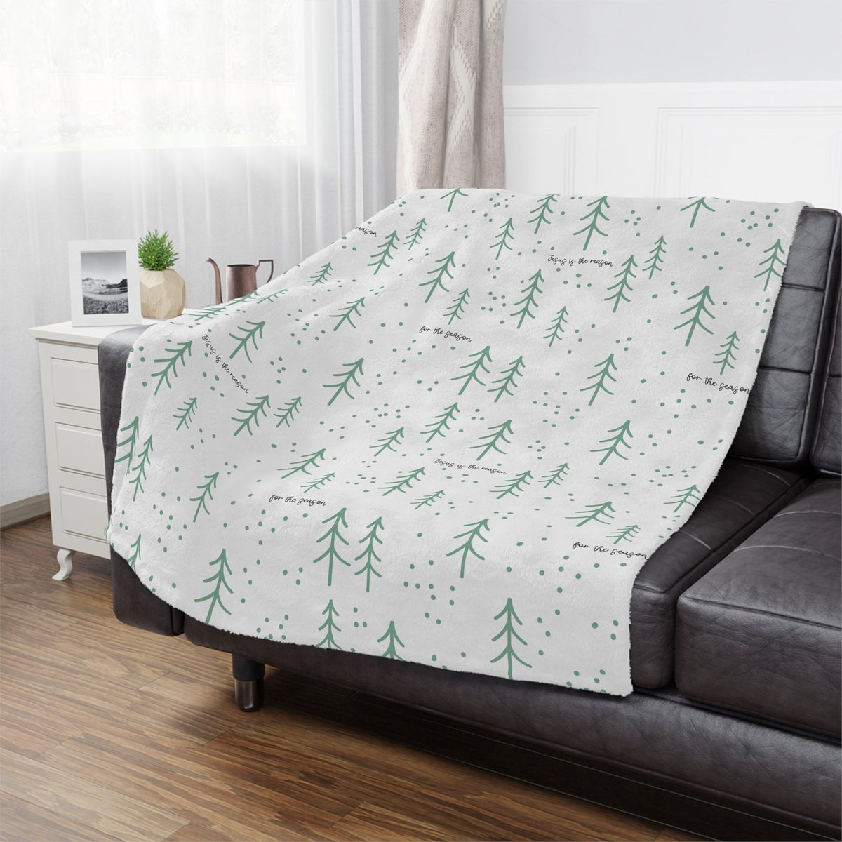 Jesus is the Reason for the Season Minky Blanket