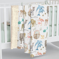 God's Little Promise Sherpa Blanket - The Palm Beach Baby