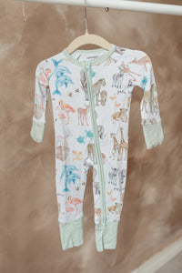God's Little Promise Bamboo Footed Onesie Pajama - The Palm Beach Baby