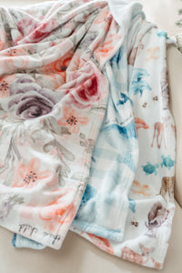 For This Child I Have Prayed Minky Blanket - The Palm Beach Baby