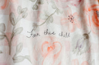 For This Child I Have Prayed Minky Blanket - The Palm Beach Baby