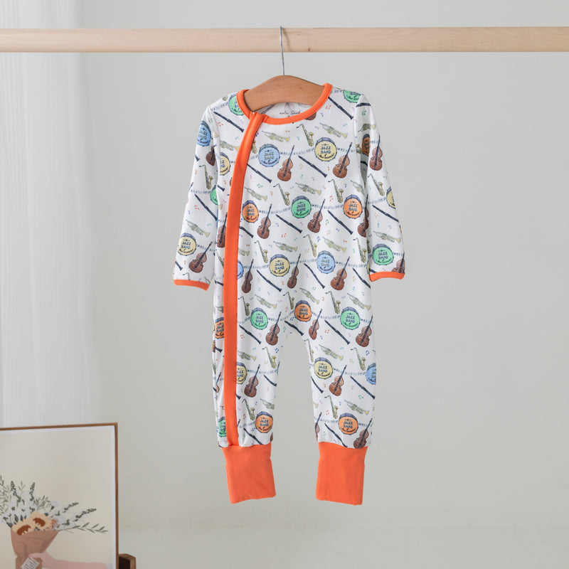Jazz Festin' Organic Cotton Sleepwear - The Palm Beach Baby Nola Tawk