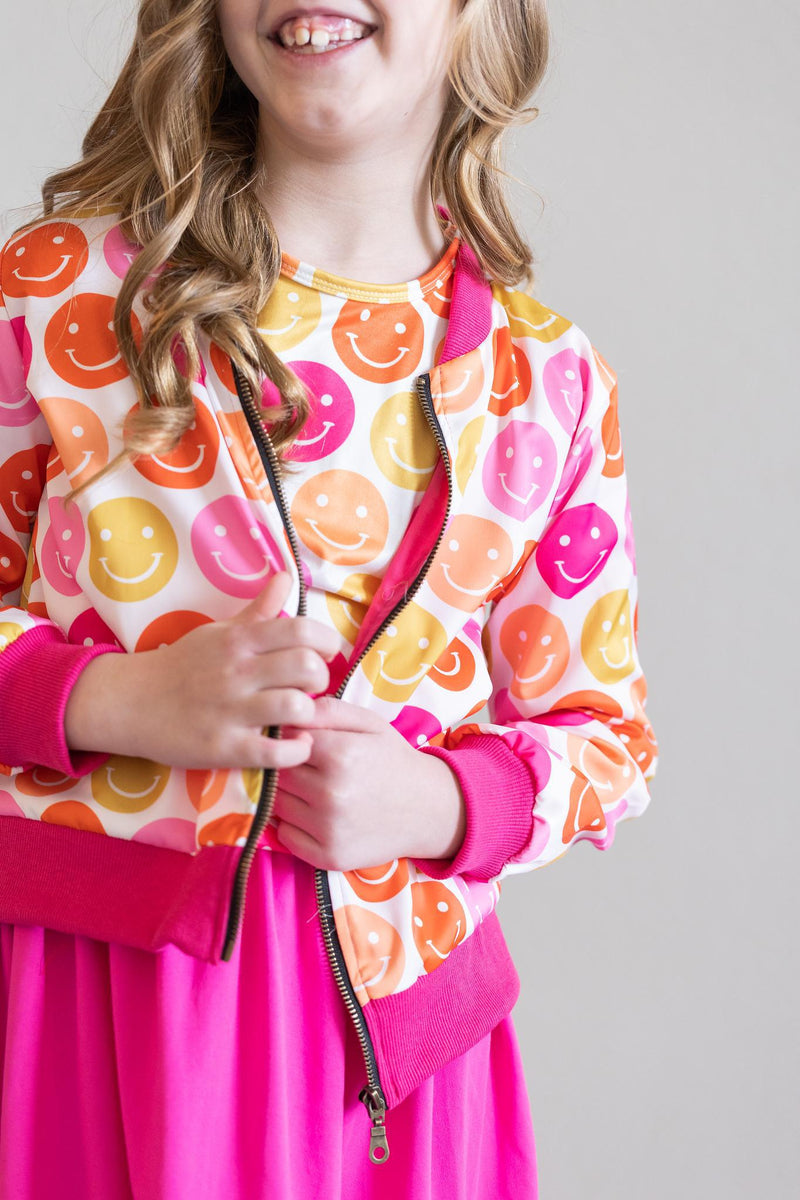 SALE Don't Worry, Be Hippy Satin Jacket