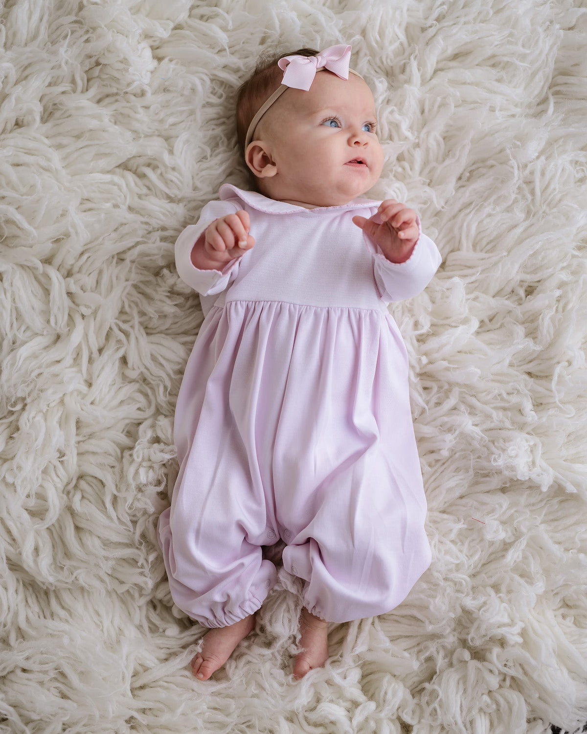 Pink Striped Classic Long One Piece