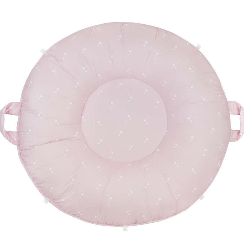Estelle Pink Floor Cushion - 12 Months and Older