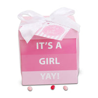 It's A Girl New Baby Gift Basket - The Palm Beach Baby
