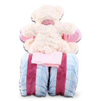 Pink Tricycle Diaper Cake Gift Basket - The Palm Beach Baby