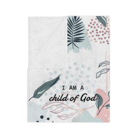 I Am Bible Verse Plush Blanket - The Palm Beach Baby