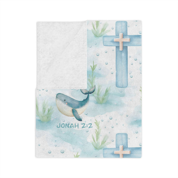 Inspired Jonah 2:2 Fleece Blanket - The Palm Beach Baby