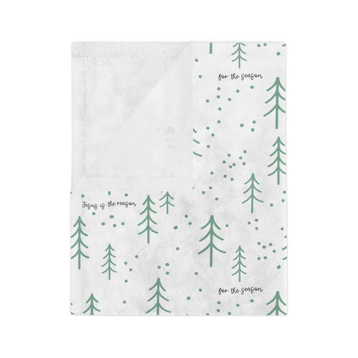 Jesus is the Reason for the Season Minky Blanket