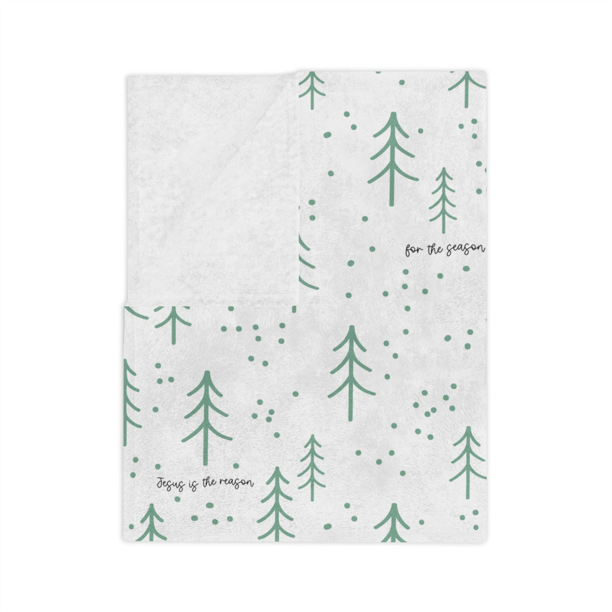 Jesus is the Reason for the Season Minky Blanket