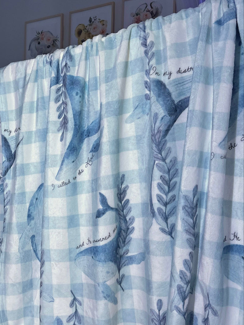 From The Depths Minky Blanket - The Palm Beach Baby
