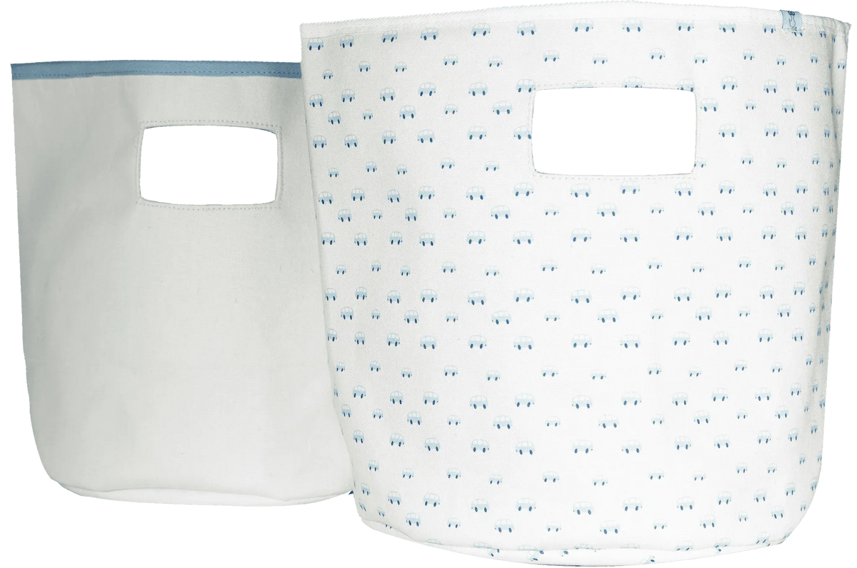 Soft Storage Bins 2 Pack for Nursery Organization – Safe, Durable & Versatile Design - The Palm Beach Baby