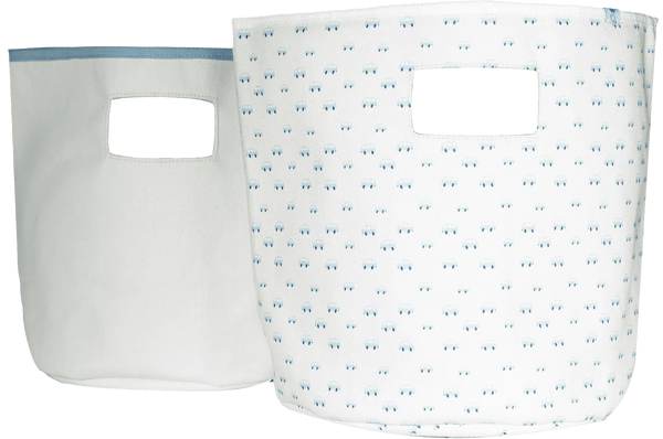 Soft Storage Bins 2 Pack for Nursery Organization – Safe, Durable & Versatile Design - The Palm Beach Baby