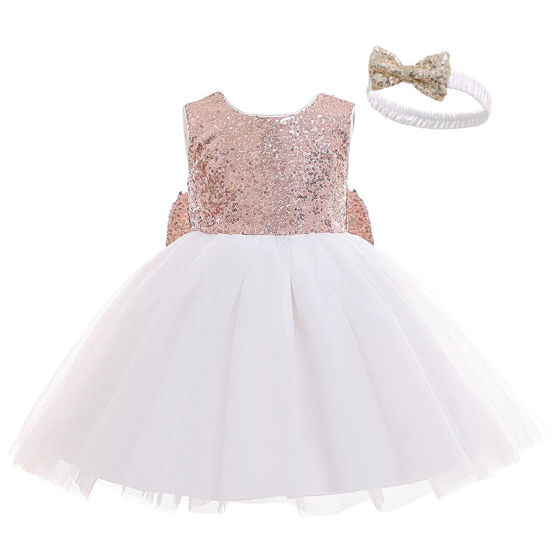 "Caron-Marie" Lace Dress With Big Bow