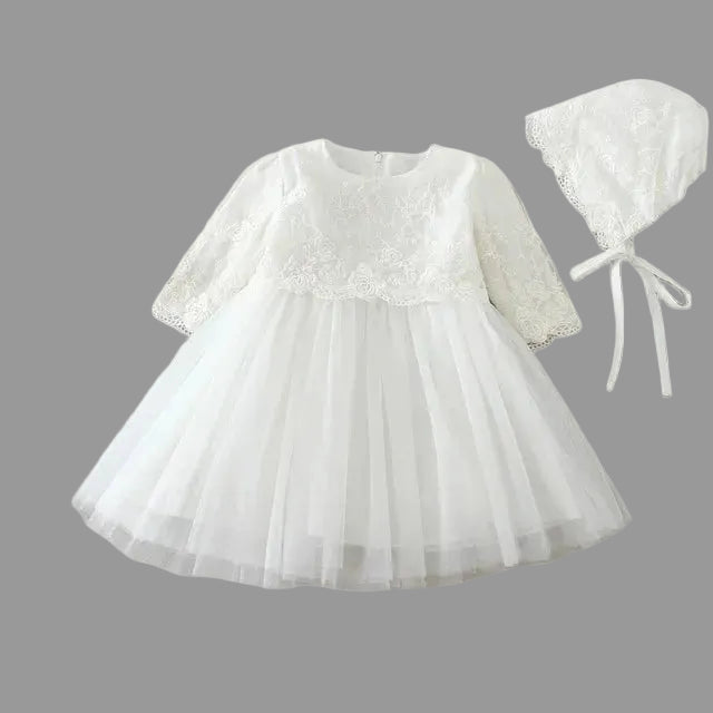 Tara Elegant Lace Special Occasion Baby Dress - 4 Elegant Designs - The Palm Beach Baby Estimated 12 -19 Day Shipping