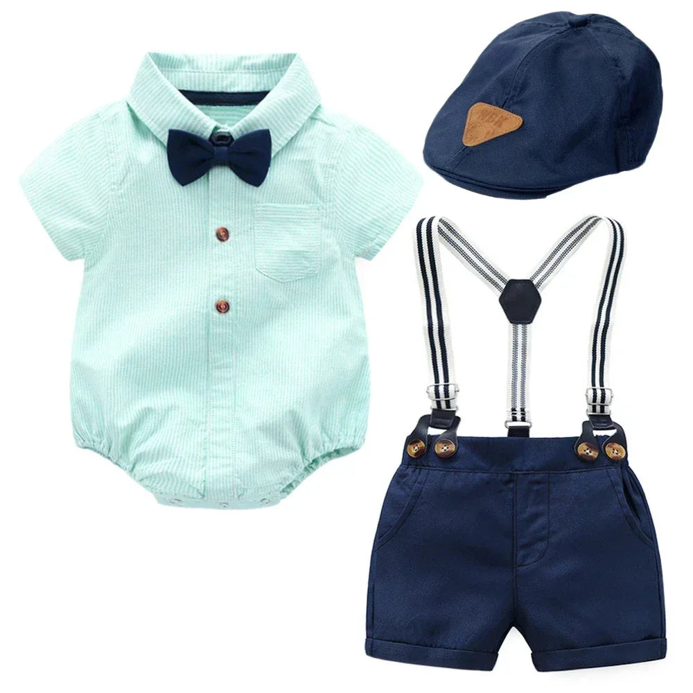 "Summer Boy" 3 Piece Toddler Shorts Set - 4 Styles - The Palm Beach Baby