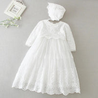 "Eva" Baptism Christening Special Occasion Dress - The Palm Beach Baby