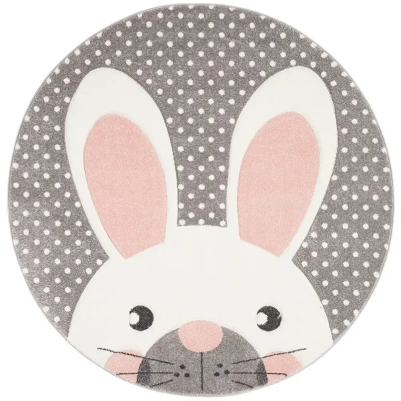 Fun Children's Round Nursery Playmat/Rug