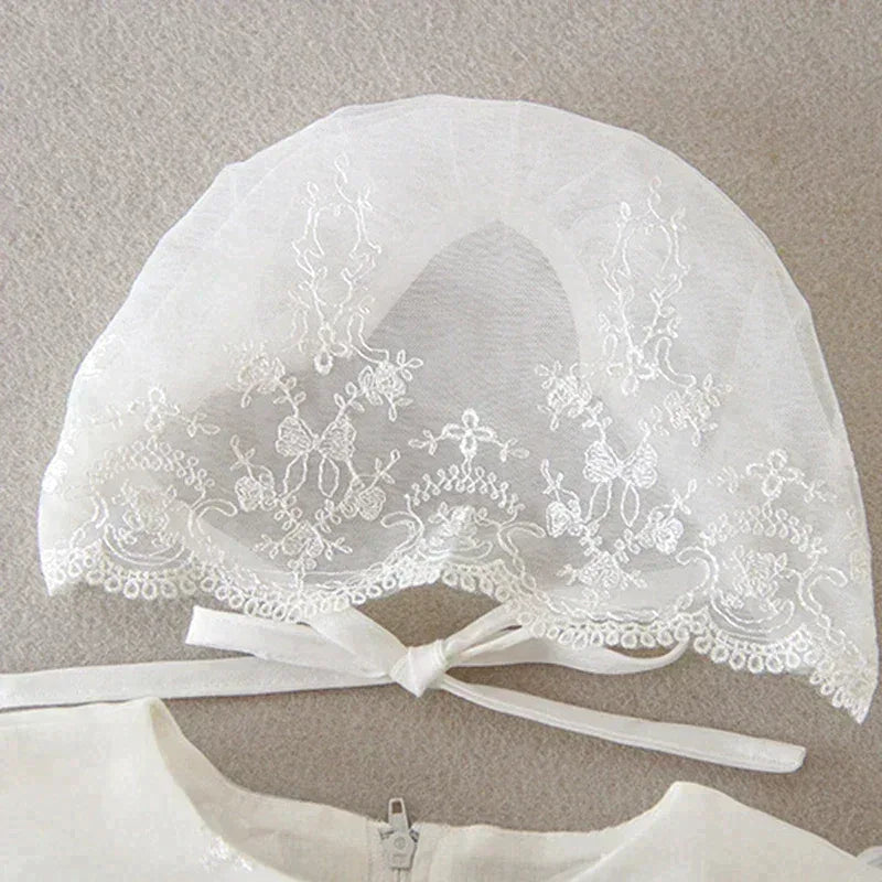 "Eva" Baptism Christening Special Occasion Dress - The Palm Beach Baby