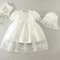 "Eva" Baptism Christening Special Occasion Dress - The Palm Beach Baby