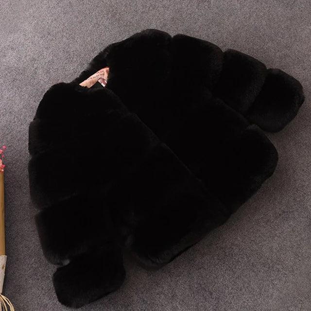 Chic Girls Faux Fur Coat for Ages 4-11 - 5 Stylish Colors to Elevate Winter Fashion - The Palm Beach Baby