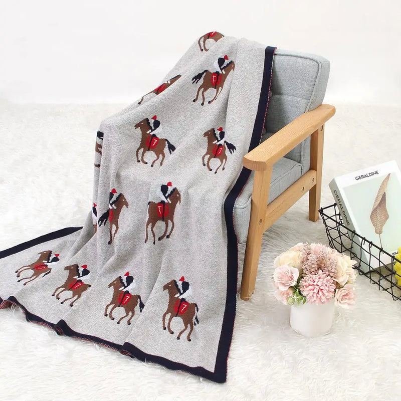 Fun Print Knit Children's Blankets - 23 Styles