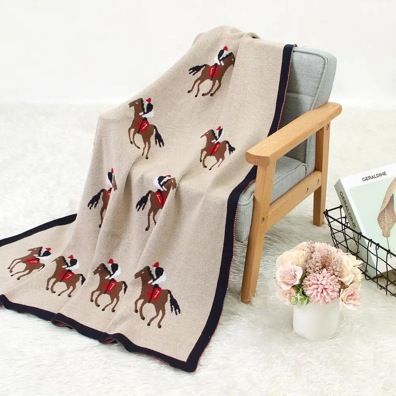 Fun Print Knit Children's Blankets - 23 Styles